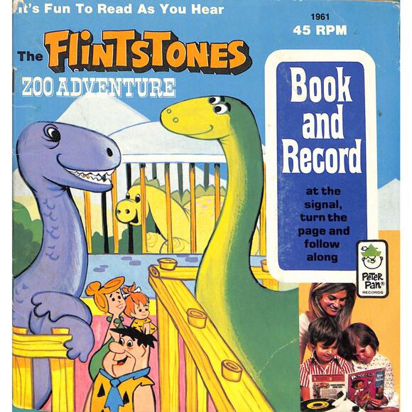 The Flintstone Book and Record Lot of 2 - Picture 2 of 7
